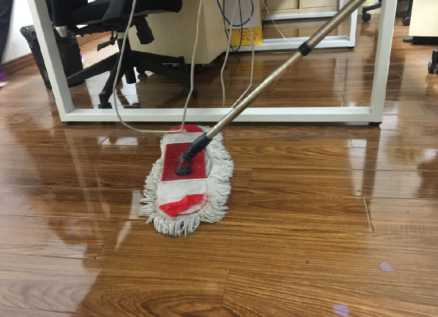 福州木地板保洁案例